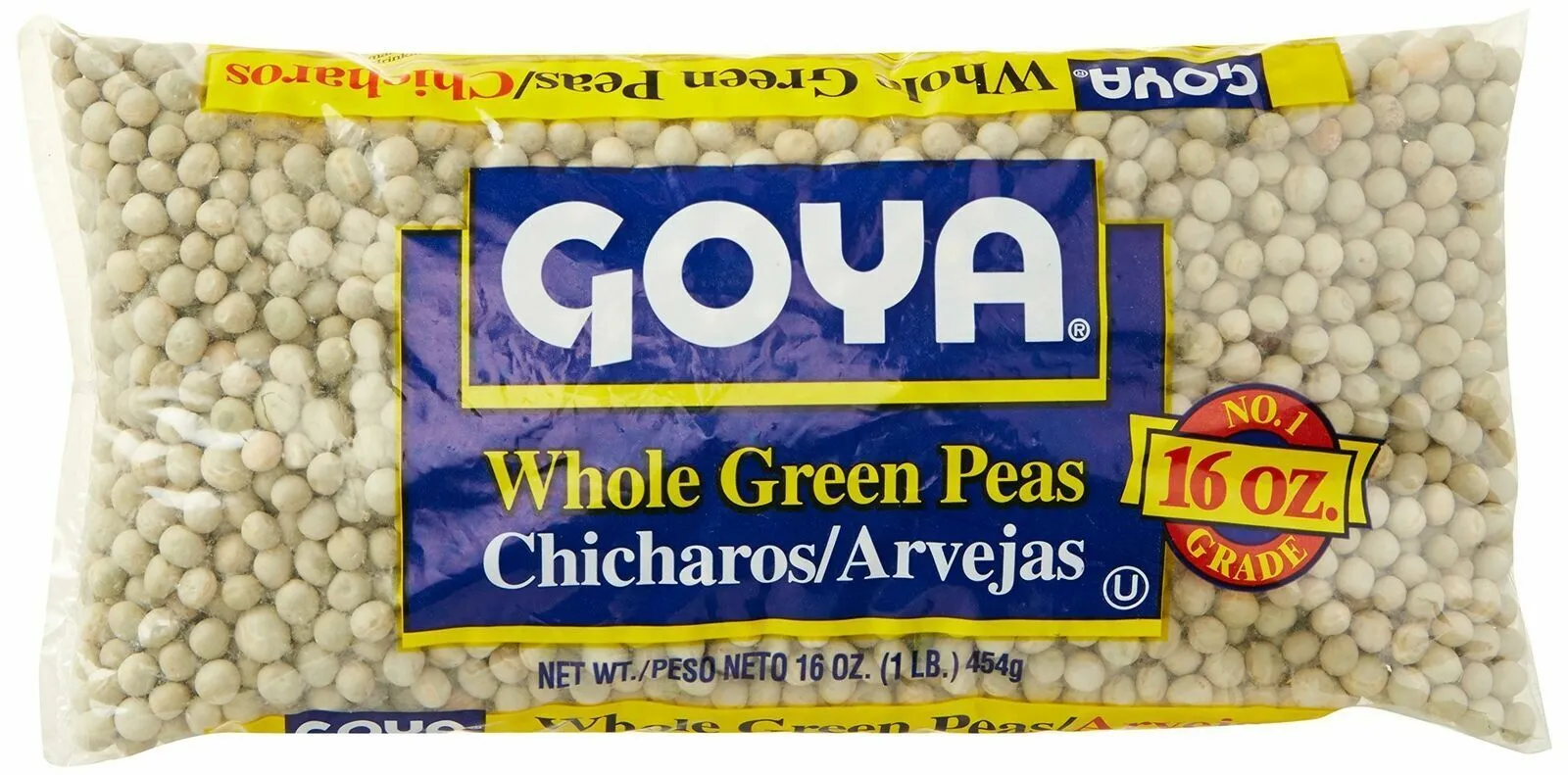 (3 Pack) Goya Whole Green Peas 16 Oz Chicharos Verdes Enteros