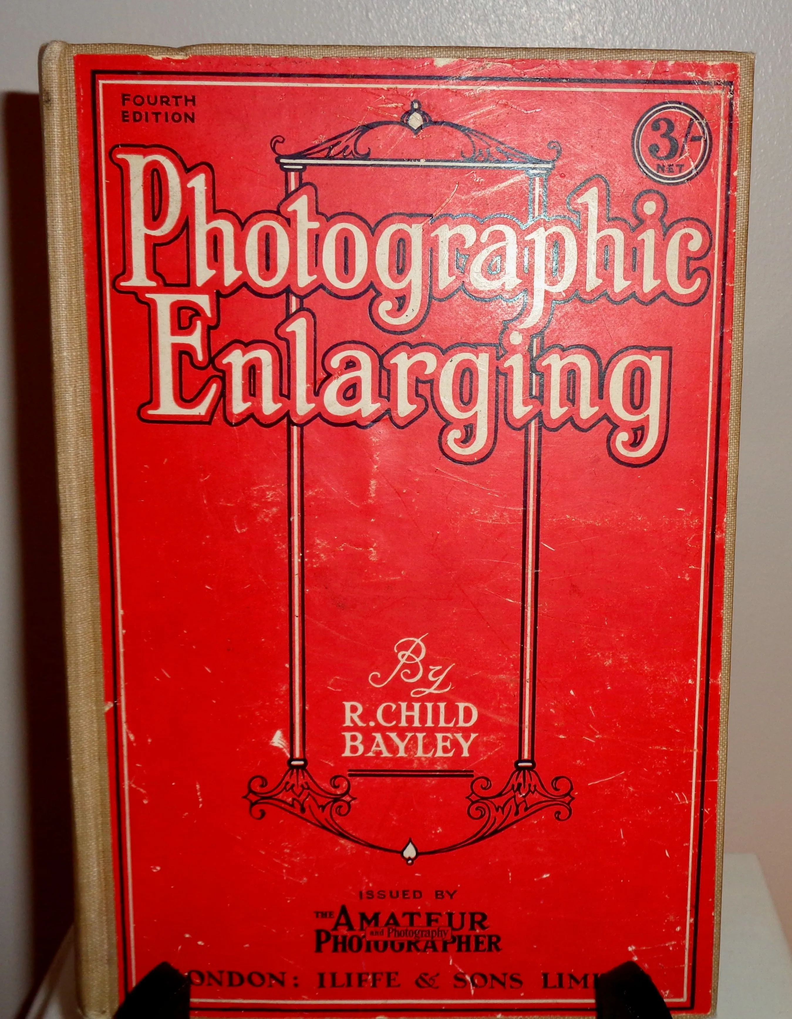 Antique Book On Photographic Enlarging By R Child Bayley