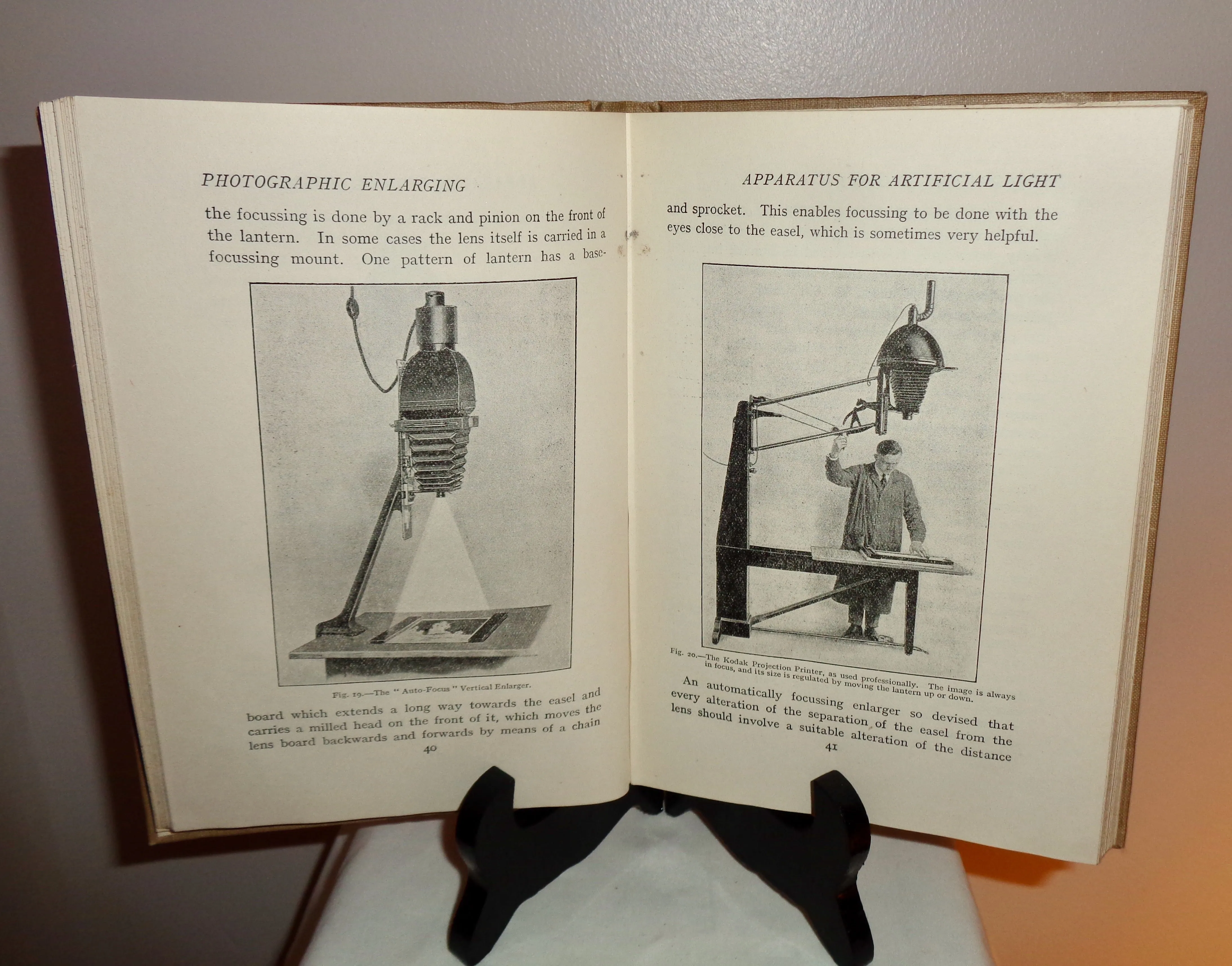 Antique Book On Photographic Enlarging By R Child Bayley