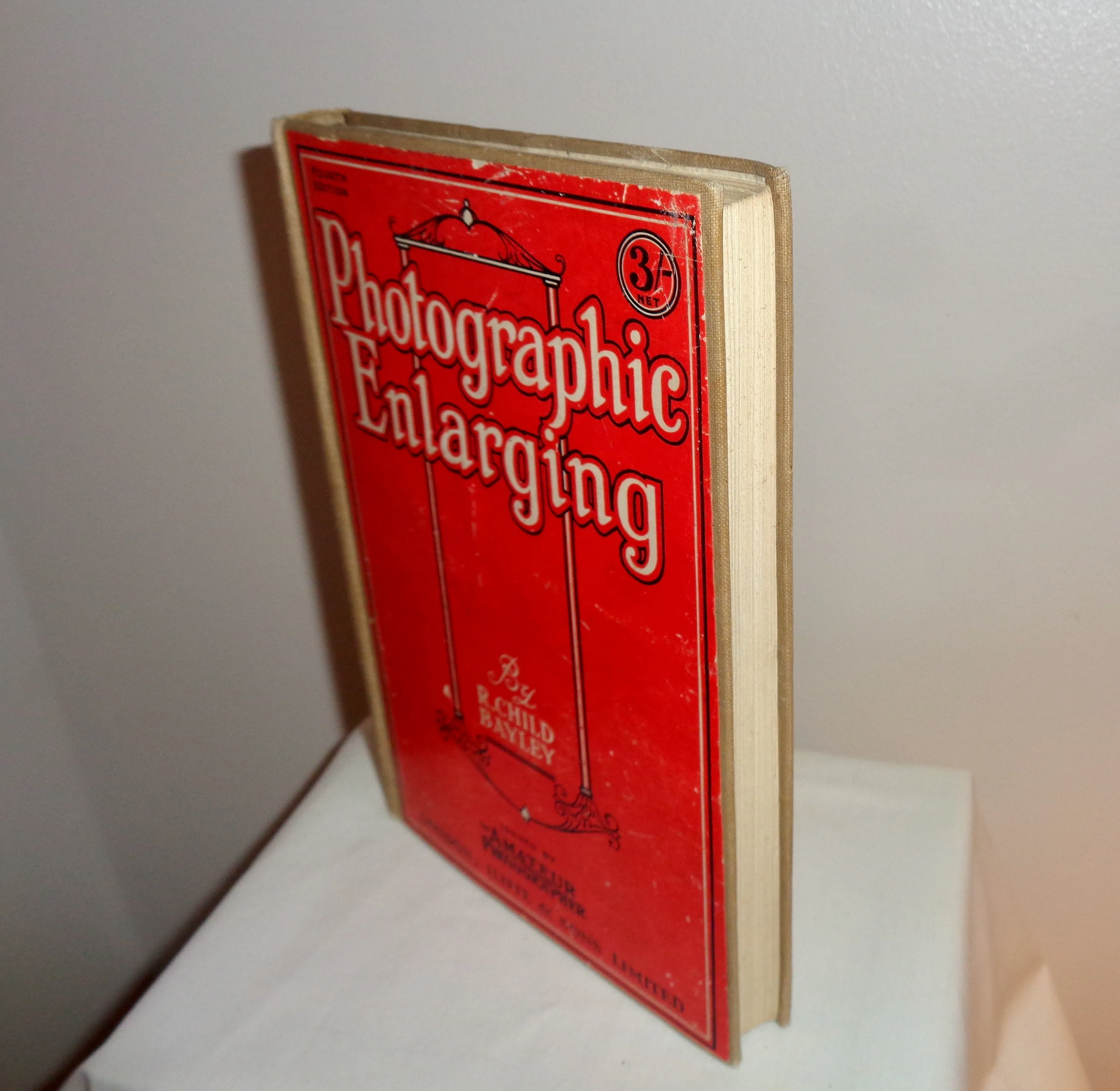 Antique Book On Photographic Enlarging By R Child Bayley