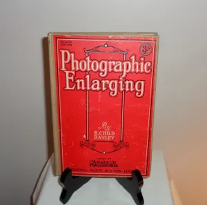 Antique Book On Photographic Enlarging By R Child Bayley