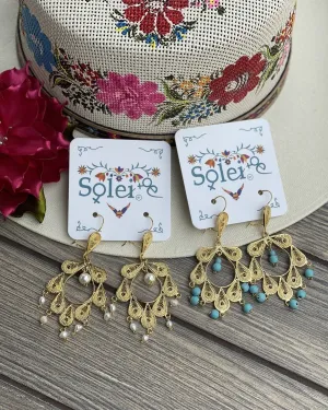 Colgante Piedra Earrings