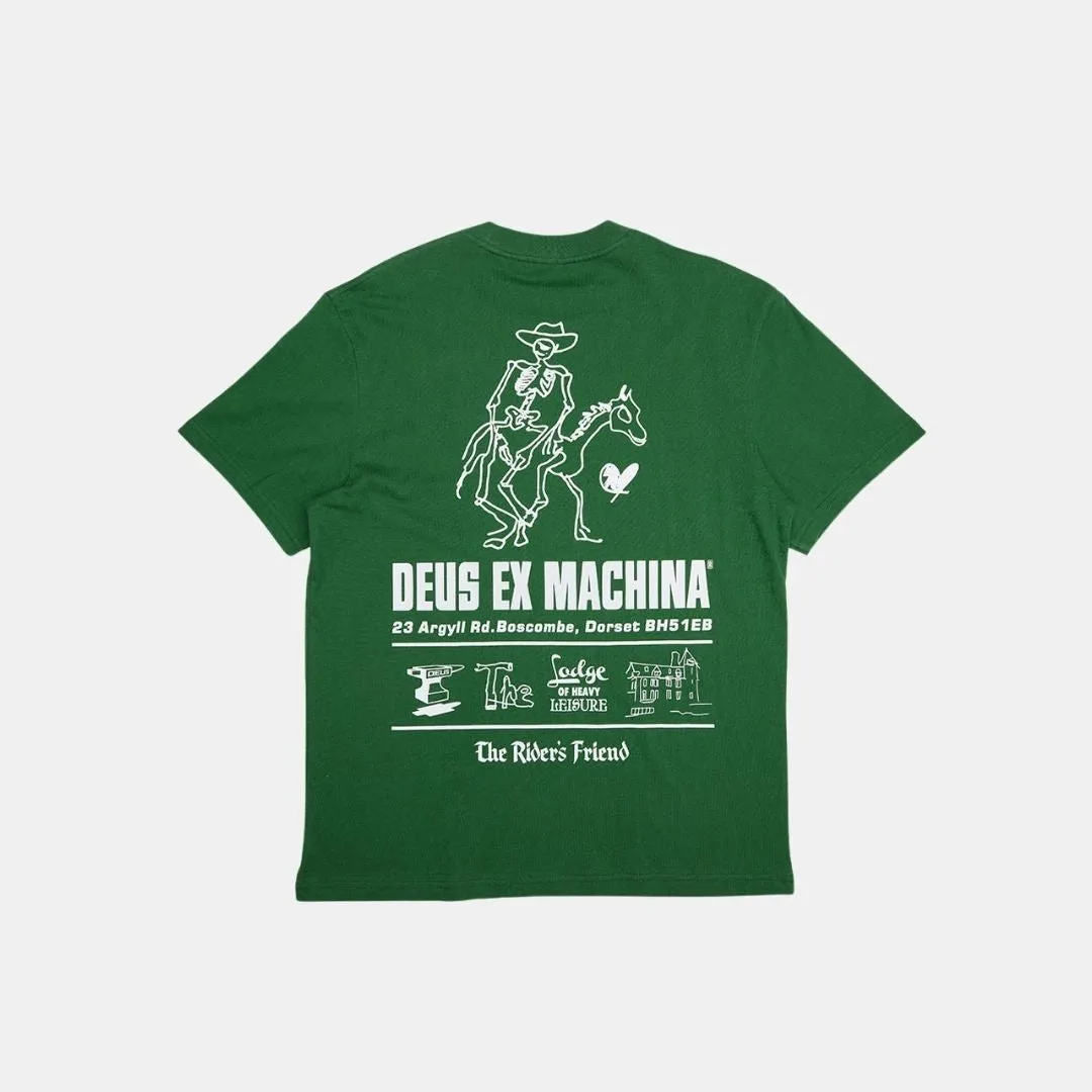 Deus Ex Machina Boscombe Address Tee Hilside Green