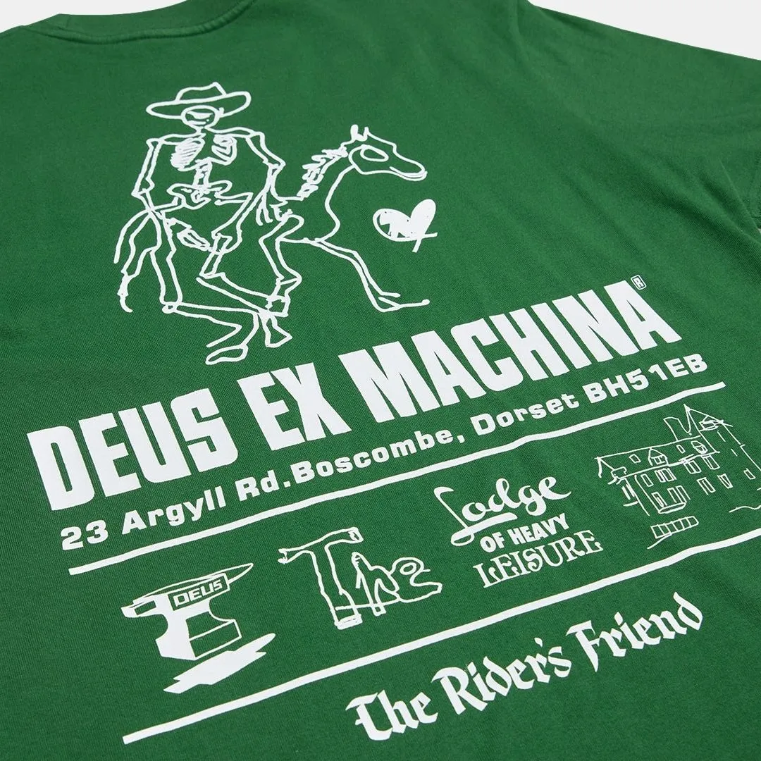 Deus Ex Machina Boscombe Address Tee Hilside Green