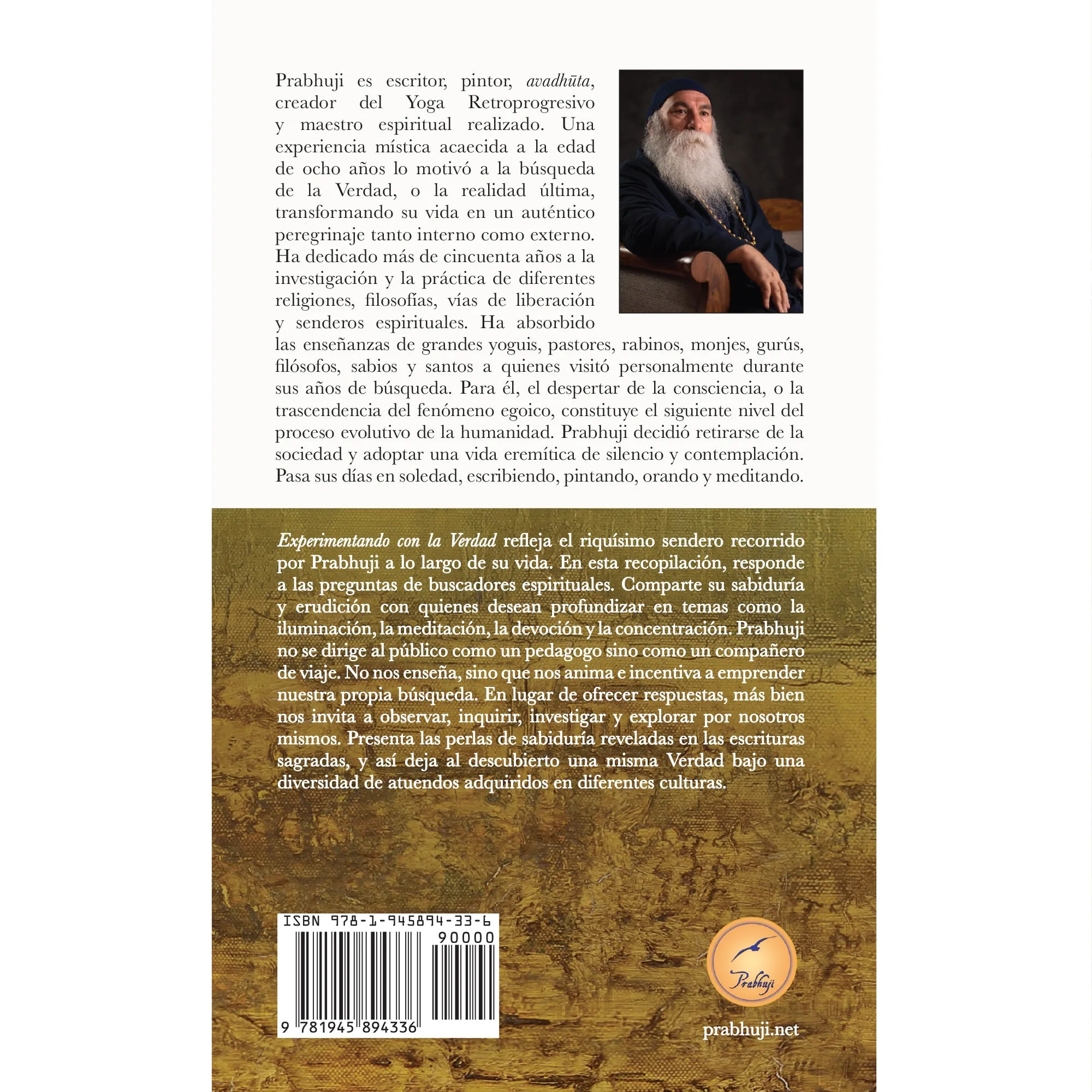 Experimentando con la verdad con Prabhuji (Hard cover - Spanish)