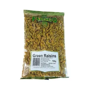 Fudco Green Raisins, 700g