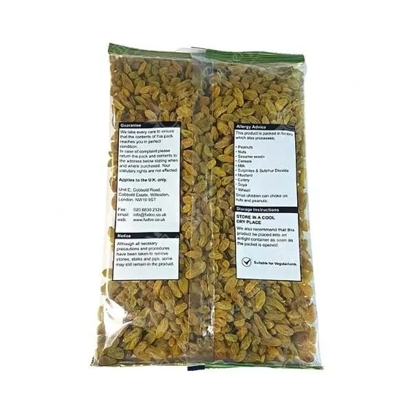 Fudco Green Raisins, 700g