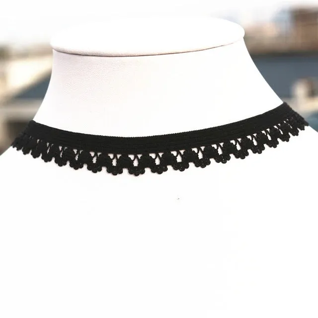 Gothic Choker Necklaces Women Clavicle Collares Fashion Jewelry Bijoux Colier One Direction Necklace 80'S 90'S One Direction