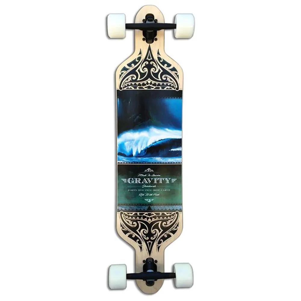 Gravity Longboard Freeride Drop Carve 41" Olas Azules - Complete