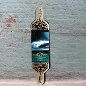 Gravity Longboard Freeride Drop Carve 41" Olas Azules - Deck