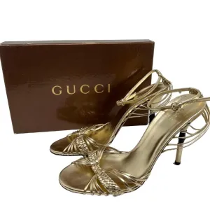 Gucci Braided Platino Sandal