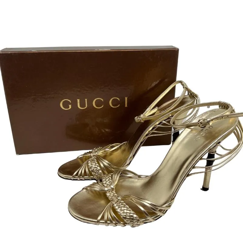 Gucci Braided Platino Sandal