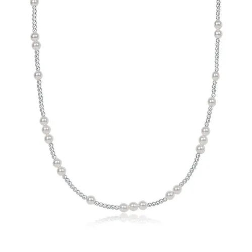 Hope Unwritten Sterling Choker-Pearl