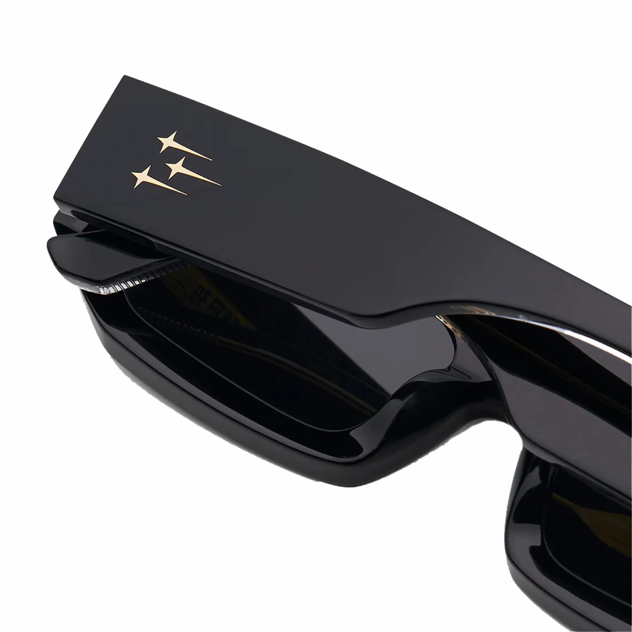 James Oro Black Dune Sunglasses (Black)