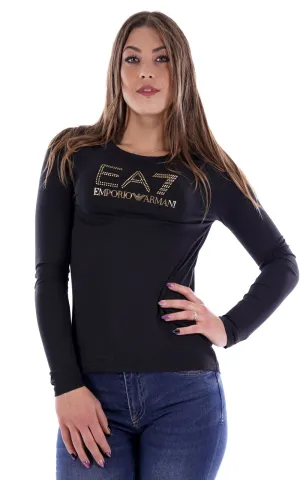 Long-shirt EA7 da Donna - nero 8NTT51TJDQZ1200 NEROORO