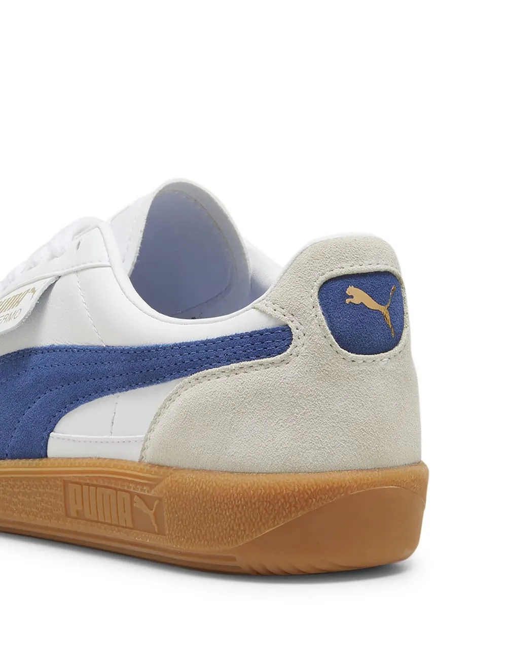 Puma Palermo Lth Blancas y Azules Hombre