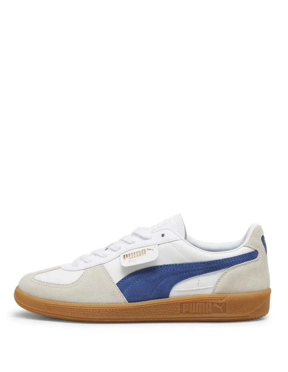 Puma Palermo Lth Blancas y Azules Hombre