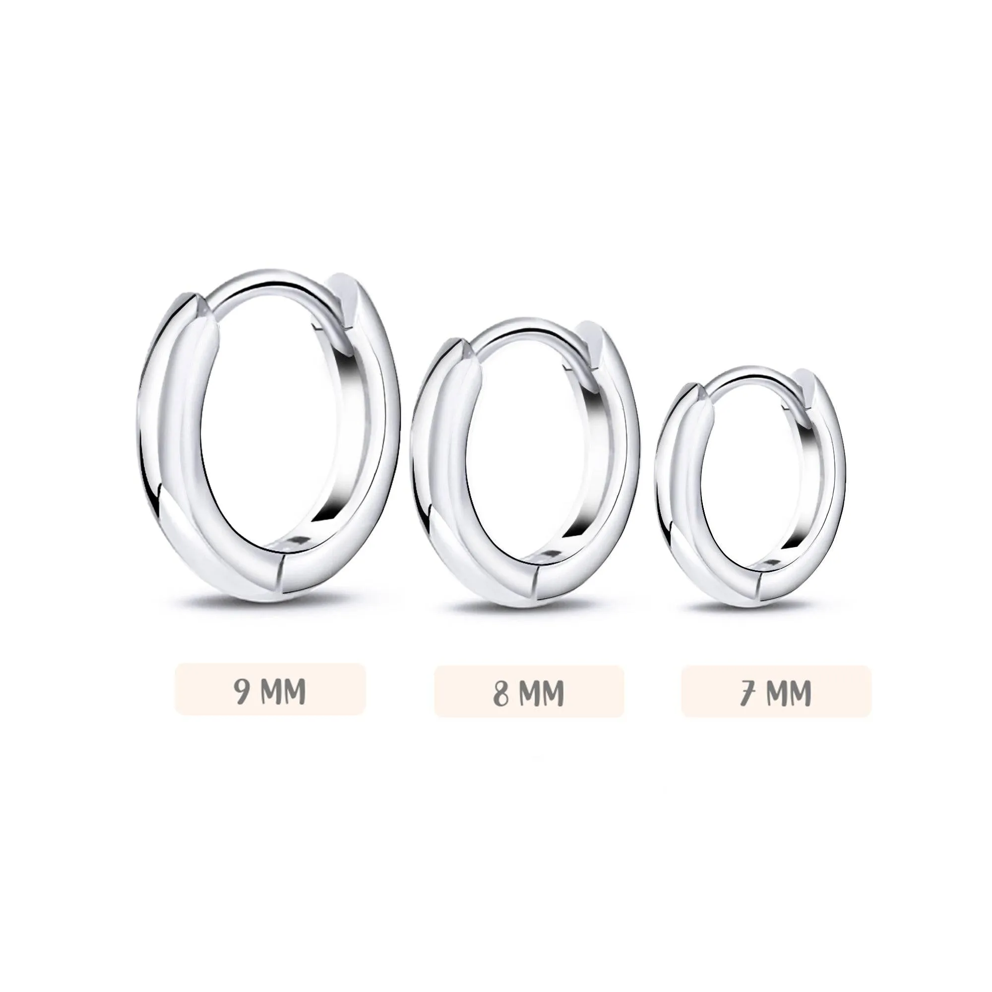 "3-Hoops" Earrings