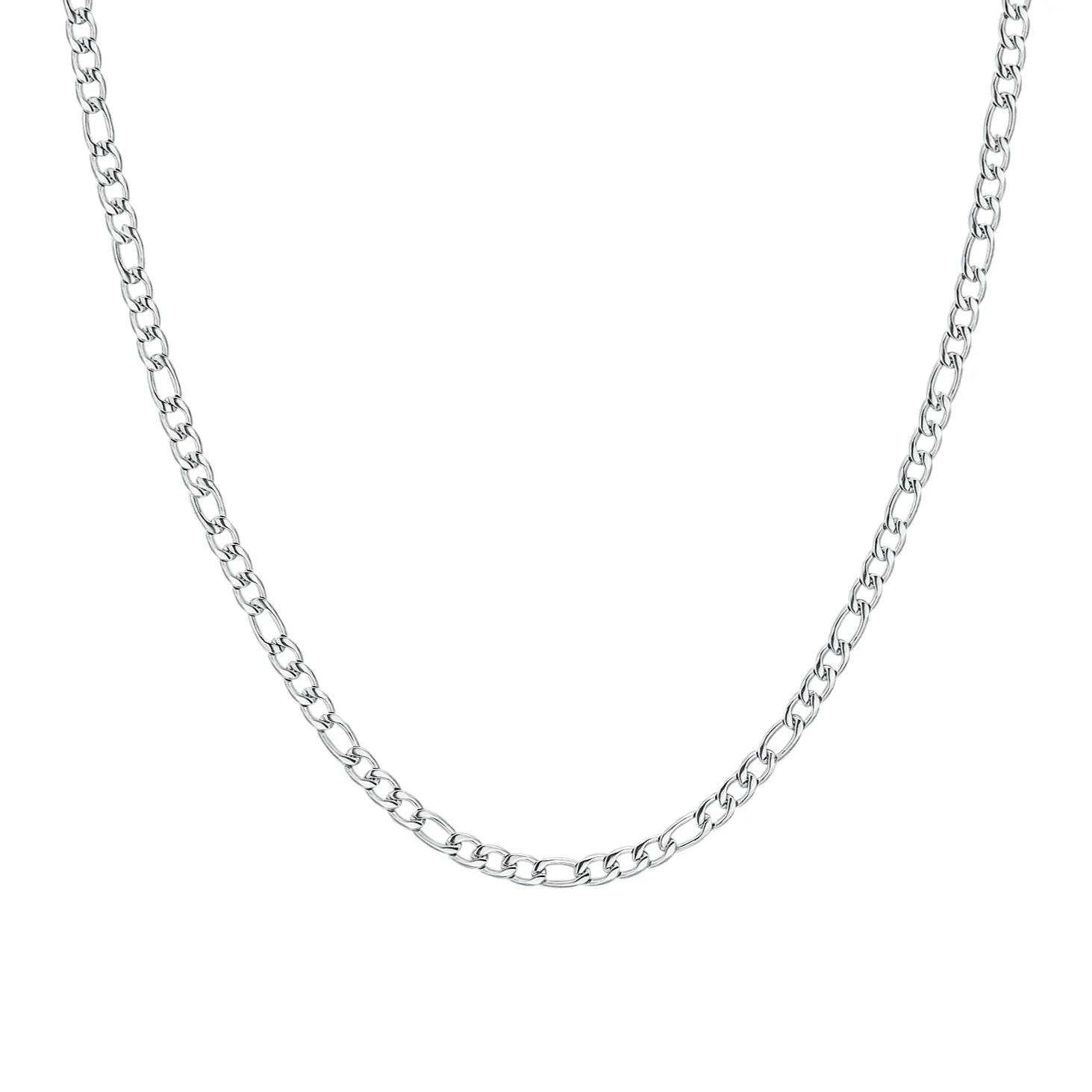 "Figaro Simple" Chain Necklace