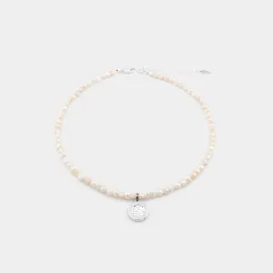 Shoreline Pearl Choker - Silver