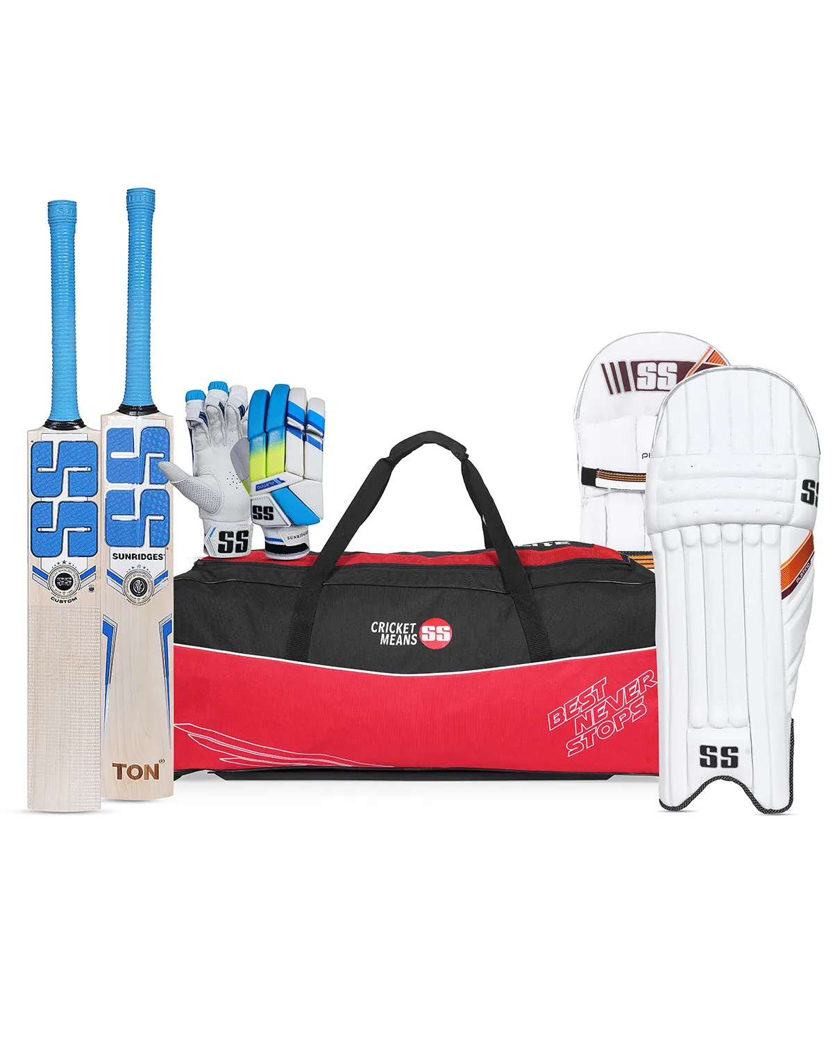 SS Custom Grade 3 Cricket Bundle Kit - Youth/Harrow