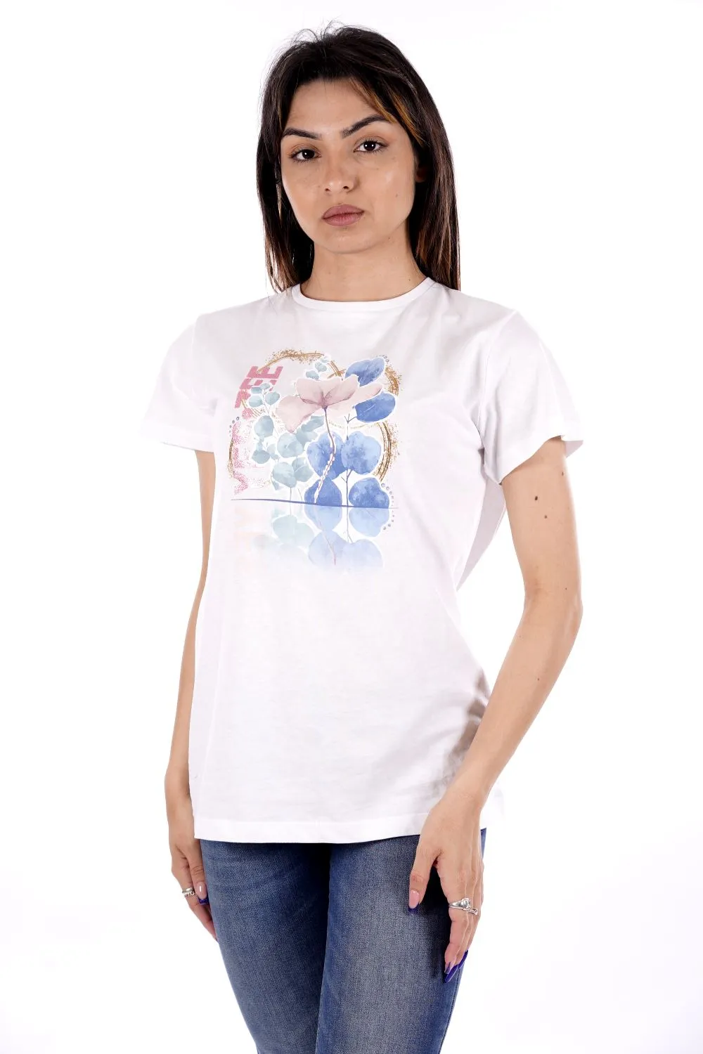 T-shirt YES-ZEE da Donna - bianco T222T9010101