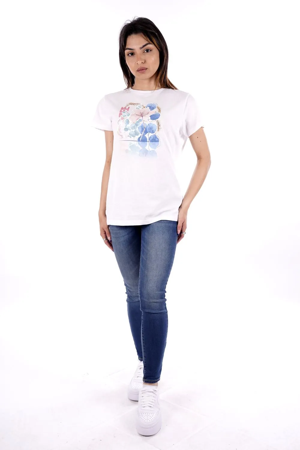 T-shirt YES-ZEE da Donna - bianco T222T9010101