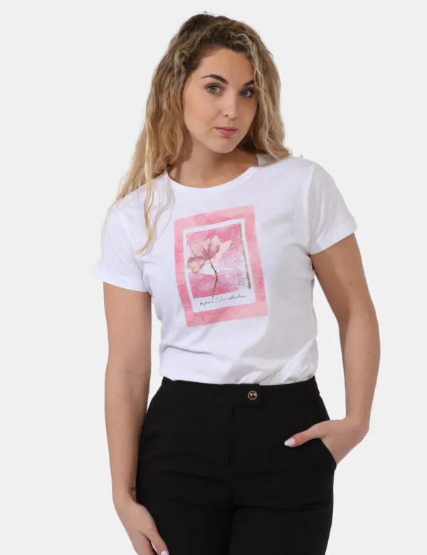 T-shirt YES-ZEE da Donna - bianco T222T9020101